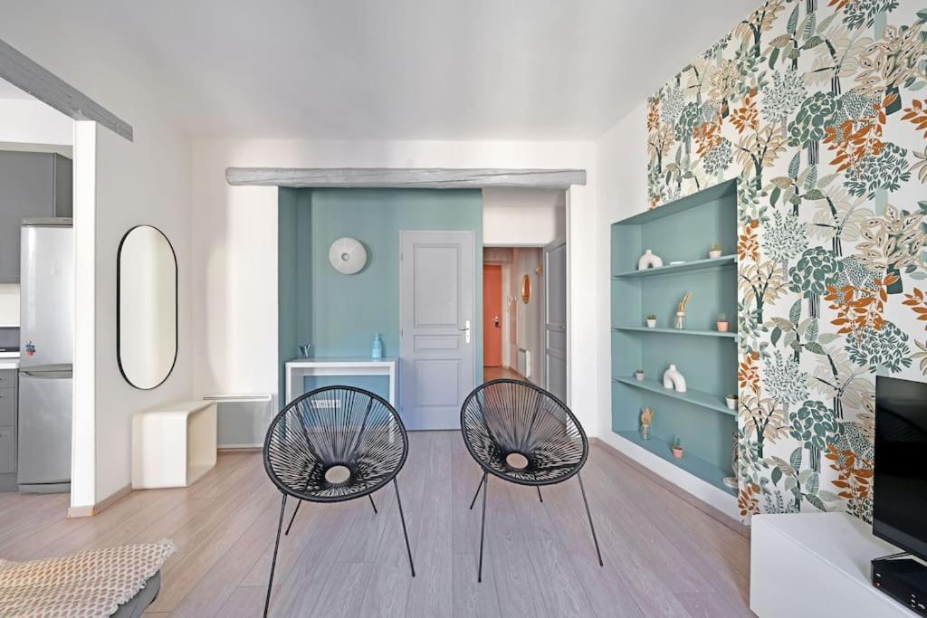 Apartamento Pops Flat - Parking Prive Gratuit - Wi-Fi - Ac Clim Aviñón Exterior foto